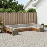  Setovi sofa 10 kom. Čvrsto drvo akacije | shoptok.hr