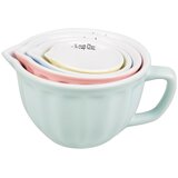 Sass & Belle Komplet 4 merilnih skodelic Sass & Belle Retro iz kamenine Cene