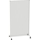  predelna stena, pomična in prosojna, vxšxg 1950 x 1000 x 650 mm, osnovni element, polikarbonat | Shoptok.si