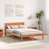  Okvir kreveta od čvrste borovine Smeđa Čvrsto drvo 120 x 190 cm | shoptok.hr