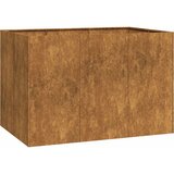 Maison Chic Cvetlični Lonec - Cvetlično korito Rusty 120x80x80 cm Vremensko odporno jeklo, (21790648) Cene