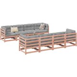  The Living Store Vrtna sedežna garnitura 9-delna z blazinami trden les douglas - Vrtna Sedežna Garnitura, (21469178) | Shoptok.si