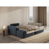 Micadoni Modra raztegljiva kotna sedežna garnitura (levi kot) Jodie – Home | Shoptok.si