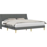  Krevetna konstrukcija Tamno siva 180 x 200 cm Baršun | shoptok.hr