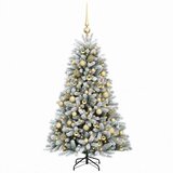  Umjetno božićno drvce s kuglicama 120 cm 150 LED lampica | shoptok.hr