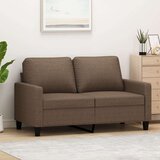  Kavč dvosed rjav 120 cm blago, (20922984) | Shoptok.si