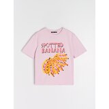 Sinsay Pamučna majica s printom | shoptok.hr