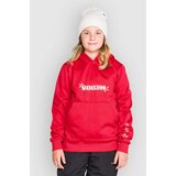 Volcom Hydro Pulover s kapuco iz flisa bright cherry Cene