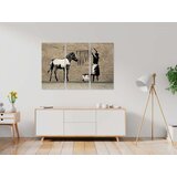  Slika - Banksy: Washing Zebra on Concrete (3 Parts) 120x80 | shoptok.hr