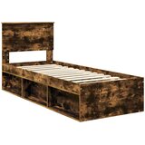  Krevetna konstrukcija s uzglavljem Dimljeni hrast 75 x 190 cm | shoptok.hr