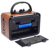 Tracer RTX200 prijenosni retro radio FM/AM/SW s Bluetoothom, USB-om i LED svjetiljkom Slike