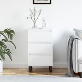  Komoda bijela 40 x 35 x 70 cm od konstruiranog drva | shoptok.hr