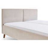 Meise Möbel Bež oblazinjena zakonska postelja z letvenim dnom 160x200 cm Piano – | Shoptok.si