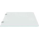 vidaXL Stenska pregrada za pisoar 90x40 cm kaljeno steklo | Shoptok.si