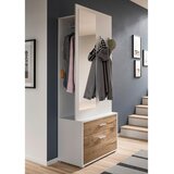 Livetastic PREDSOBA bela, temni hrast | Shoptok.si