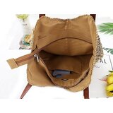 Venisymlis Ženska Ročno Izdelana Naramna Torba Iz Slame, Velika Poletna Torba Za Plažo Z Usnjenim Ročajem - Bela, (22070144) | Shoptok.si