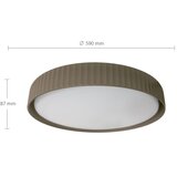  Brilagi - LED prigušiva plafonska svetiljka LUCIA LED/60W/230V pr. 59 cm taupe+DO | Eponuda.com