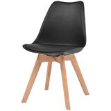 Maison Chic Jedilni stoli - Vzorci stoli 6 kosov črna plastika A1105, (22031742) Cene