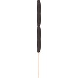  Naslon za glavu s gumbićima tamnosmeđi 100 cm Tkanina | shoptok.hr