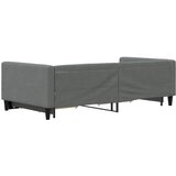  Dnevni krevet na razvlačenje i ladice tamnosivi 100 x 200 cm | shoptok.hr