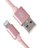 X Wave USB-A na Lightning kabl 2 m, 3 A, roze-zlatni Cene