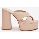 Boto Women's Platform And Heeled Sandals Beige Lenobos | ePonuda.com
