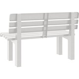  Vrtna klupa bijela 110 x 52 x 71 cm od polipropilena | shoptok.hr