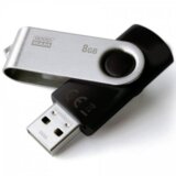 Goodram UTS2 USB izbrisljiv spominski pogon 8 GB USB Tip-A 2.0 Črna | Shoptok.si