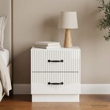  Noćni ormar s ladicama Bijela visokog sjaja 43 x 34,5 x 44,5 cm | Eponuda.ba