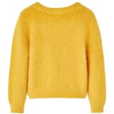  Dječji džemper pleteni oker 128 | shoptok.hr