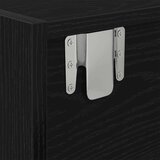 vidaXL TV ormarić crni hrast 100x31x25,5 cm konstruirano drvo | shoptok.hr