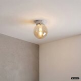  Stropno svetlo ELIAS 1xE14/5W/230V Ø 13 cm bela/zadimljeno bež | Eponuda.com