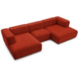 Bobochic Paris Opečnato oranžna kotna sedežna garnitura Zephyr – | Shoptok.si