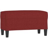  Klupa Crvena boja vina 70 x 35 x 41 cm od tkanine | shoptok.hr