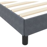 Box Postelja z vzmetnico z vzmetnico Temno siva 160 x 220 cm blago, (5000127840) | Shoptok.si
