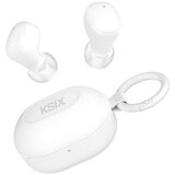Ksix bežične slušalice Neutron, USB-C, kopča za karabiner,bat. 4h + 16h, bijele | shoptok.hr