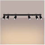 Nice Lamps Črna stropna svetilka 6,5x117 cm Gleam – | Shoptok.si