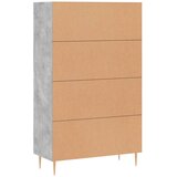  Visoka komoda boja betona 69,5 x 31 x 115 cm konstruirano drvo | shoptok.hr