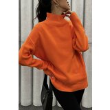 Madmext Sweater - Orange - Regular fit Cene
