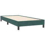 Box Spring krevet s madracem tamnozeleni 80x220 cm baršun | shoptok.hr