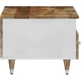  Stolić za kavu 80 x 54 x 40 cm od masivnog drva manga Smeđa | shoptok.hr