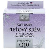 Bione Cosmetics Exclusive Q10 krema za lice s hijaluronskom kiselinom 51 ml | shoptok.hr