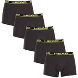 Head 5PACK Men's Boxer Shorts Grey