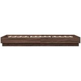  Okvir za krevet smeđi hrast 90 x 200 cm od konstruiranog drva | shoptok.hr