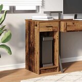 vidaXL Tower stalak za računalo s ladicom boja staro drvo 35x45x77 cm | shoptok.hr