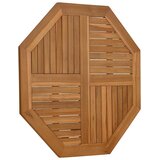 Stolna ploča 90 x 90 x 2,5 cm osmerokutna od masivne tikovine | Eponuda.ba