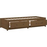  dnevna postelja medeno rjava 80x200 cm trdna borovina, (20723407) | Shoptok.si