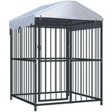 vidaXL Vanjski kavez za pse s krovom 120 x 120 x 150 cm | shoptok.hr