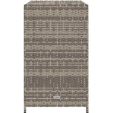  Vrtni ormarić za pohranu sivi 83x45x76 cm od poliratana | shoptok.hr