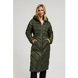 Moodo Women's quilted coat - olive green